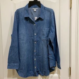 Women’s Plus Denim Shirt Old Navy